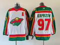 Men's Minnesota Wild Kirill Kaprizov Fanatics White 25th Anniversary Premium Player Jersey