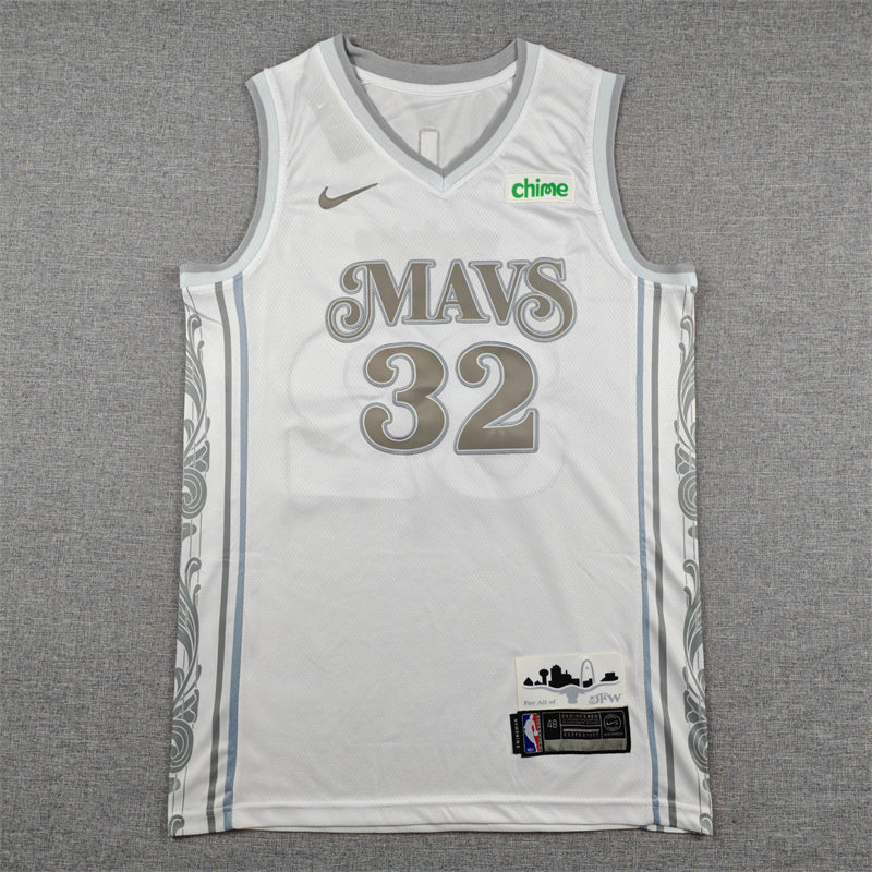 Men's Dallas Mavericks Cooper Flagg White 2024/25 Swingman Player Jersey - City Edition
