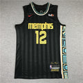 Men's Memphis Grizzlies Ja Morant Black 2020/21 Swingman Jersey - City Edition