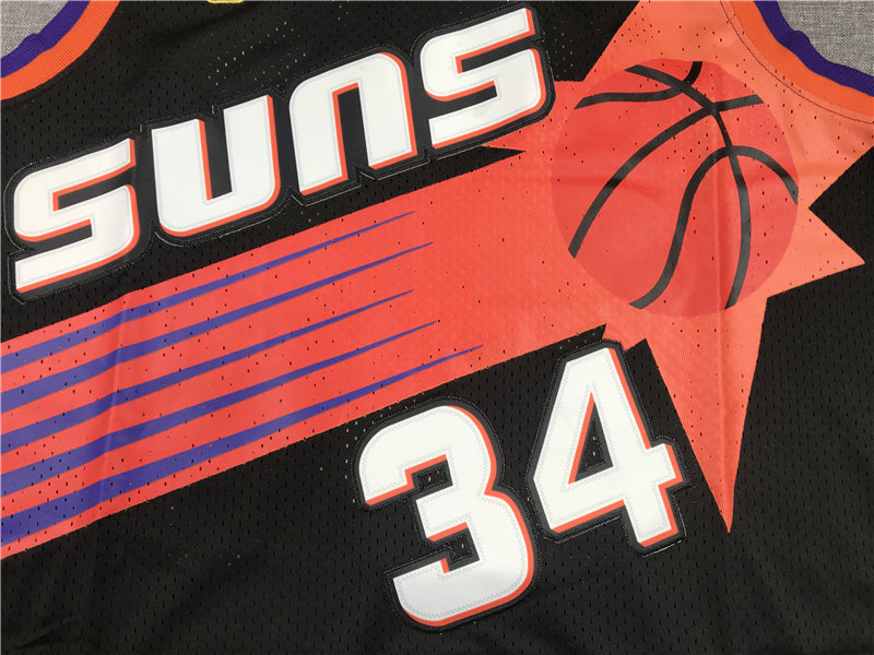 Men's Phoenix Suns Charles Barkley Black 1992-93 Swingman Jersey