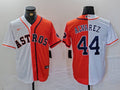 Men's Houston Astros Yordan Alvarez White/Orange Limited Player Jersey