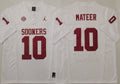 Men's Oklahoma Sooners John Mateer White Player Jersey