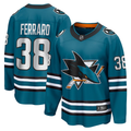 Men's San Jose Sharks Mario Ferraro Teal Home Breakaway Player Jersey