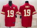 Men's Kansas City Chiefs Kadarius Toney Red Game Jersey