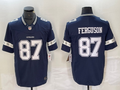 Men's Dallas Cowboys Jake Ferguson Navy Game Jersey