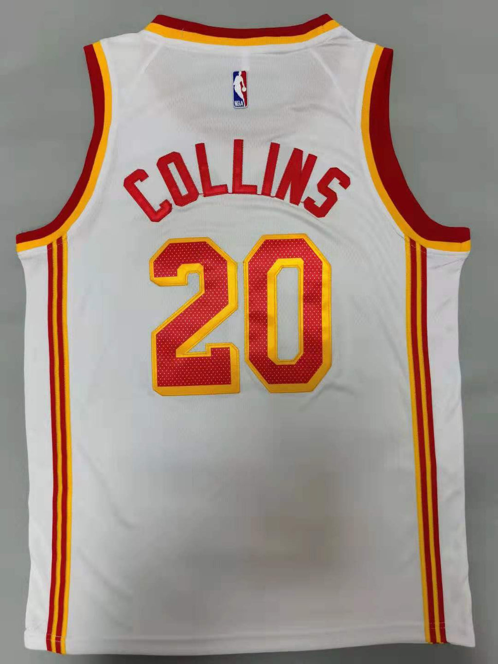 Men's Atlanta Hawks John Collins White 2020/21 Fast Break Player Jersey