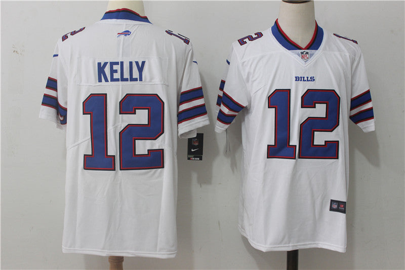 Men's Buffalo Bills Jim Kelly White Game Jersey