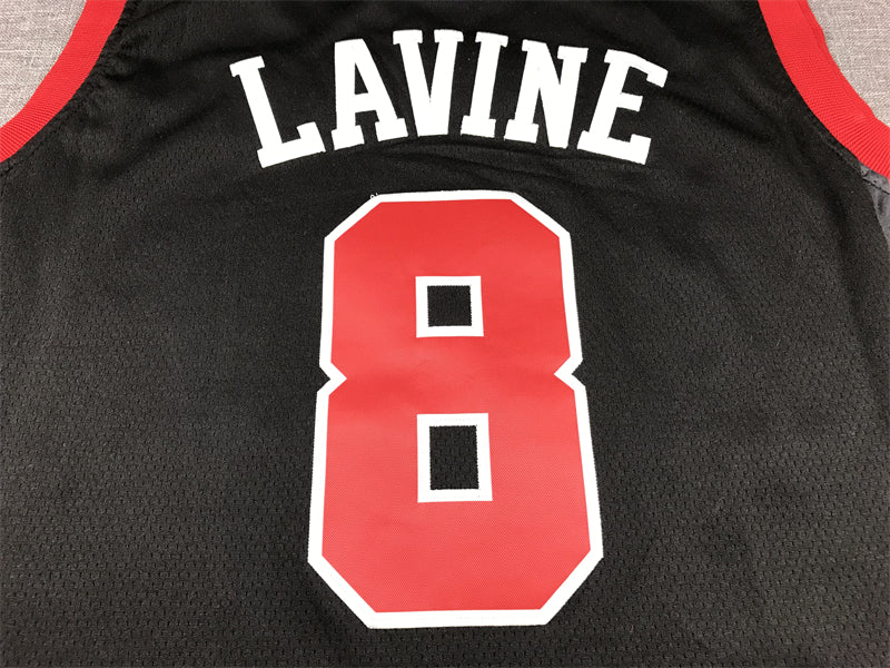Men's Chicago Bulls Zach LaVine Black 2023/24 Swingman Jersey - City Edition