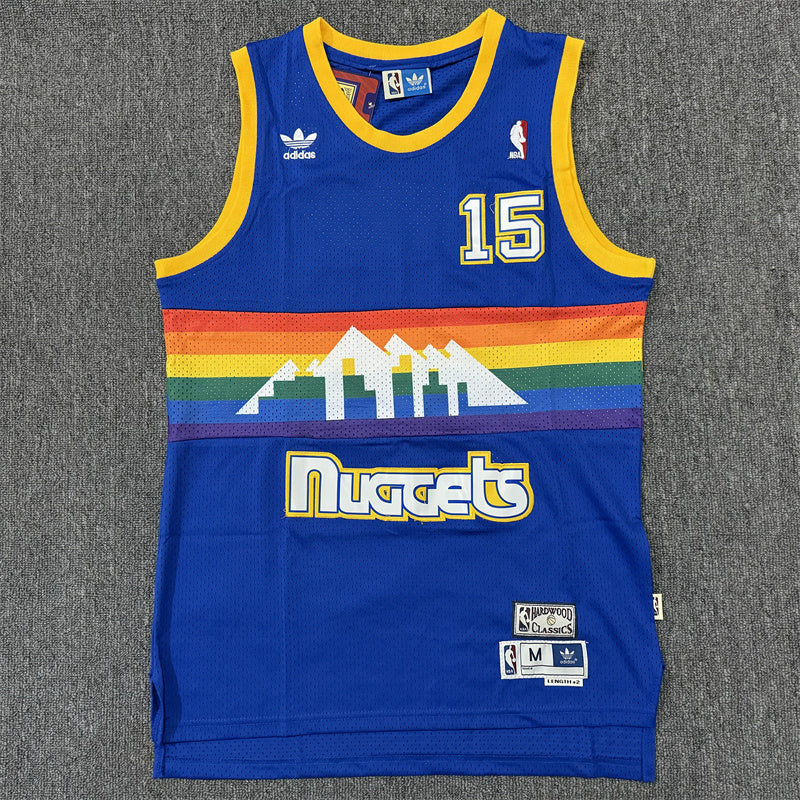 Men's Denver Nuggets Carmelo Anthony Royal Hardwood Classics Swingman Jersey