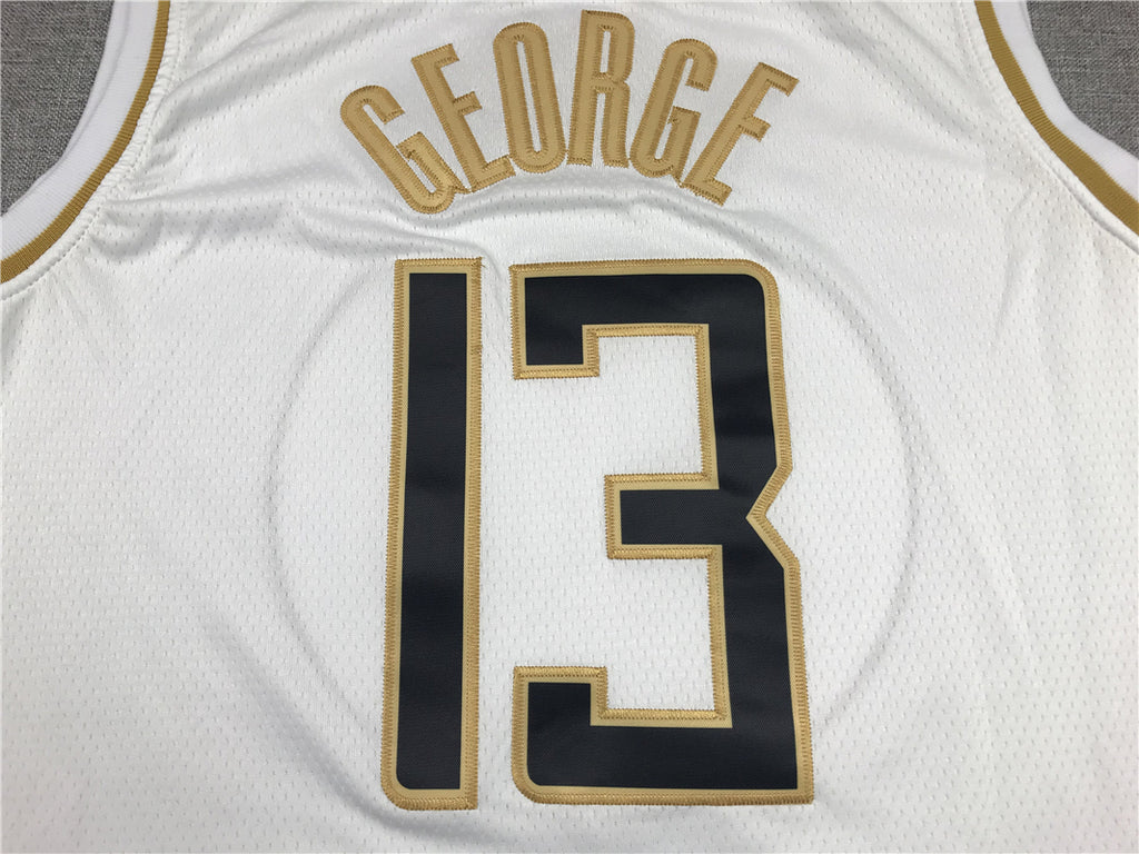Men's LA Clippers Paul George White Swingman Player Jersey