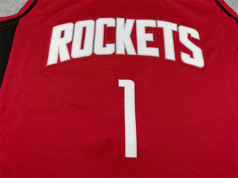Men's Houston Rockets Amen Thompson Red Swingman Player Jersey - Icon Edition