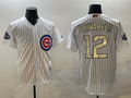 Men's Chicago Cubs Kyle Schwarber White Replica Player Jersey