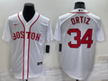 Men's Boston Red Sox David Ortiz White Replica Player Jersey