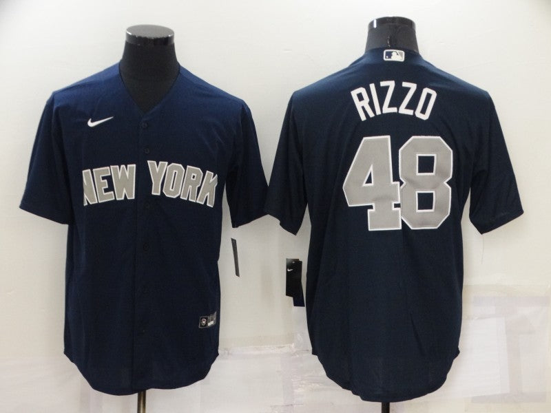 Men's New York Yankees Anthony Rizzo Navy Replica Player Jersey