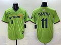 Men's Houston Astros Cam Smith Green 2025 City Connect Limited Player Jersey