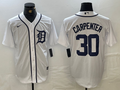Men's Detroit Tigers Kerry Carpenter White Replica Player Jersey