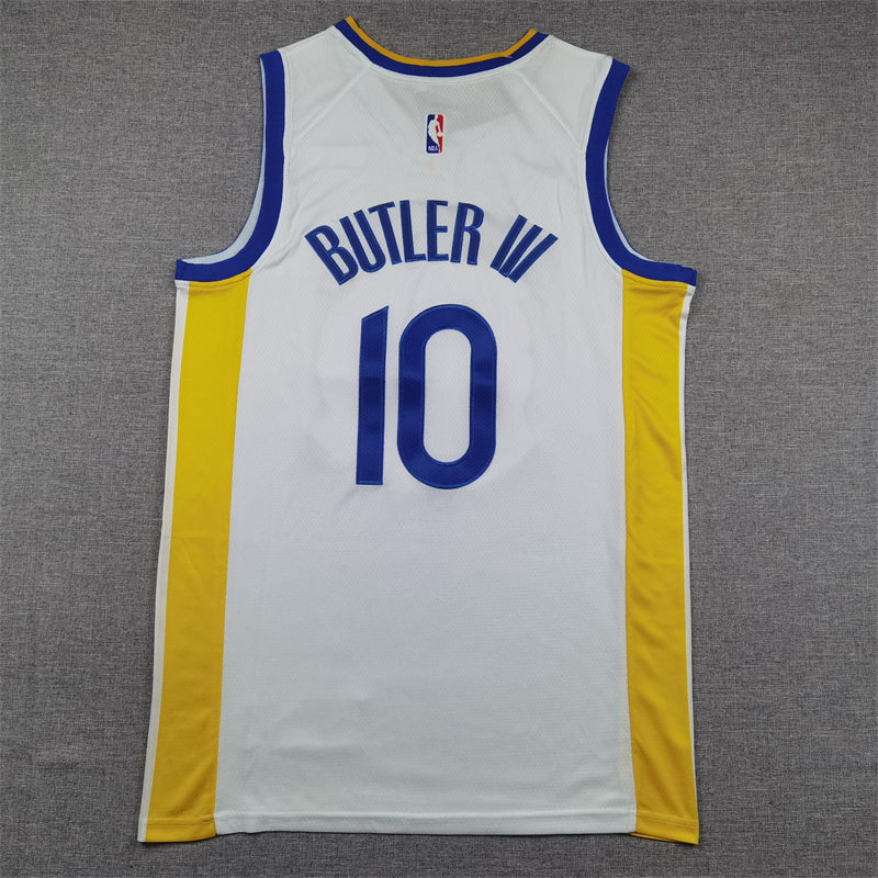 Men's Golden State Warriors Jimmy Butler White Swingman Jersey - Association Edition