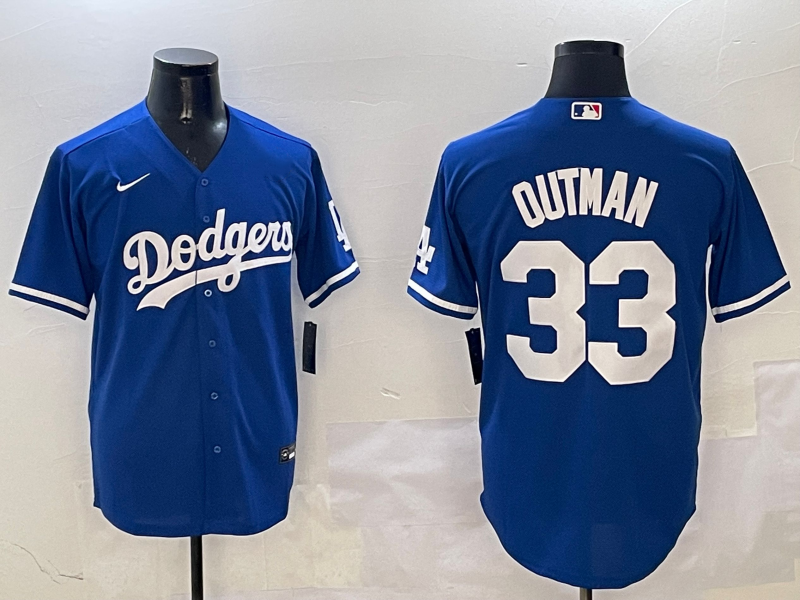 Men's Los Angeles Dodgers James Outman Royal Limited Player Jersey