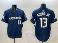 Men's National League Ronald Acuna Jr. Navy 2023 MLB All-Star Game Limited Player Jersey