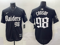 Men's Las Vegas Raiders Maxx Crosby Black Team Game Player Jersey