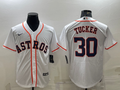 Men's Houston Astros Kyle Tucker White Home Official Replica Player Jersey