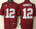 Men's Alabama Crimson Tide Joe Namath Crimson Player Game Jersey