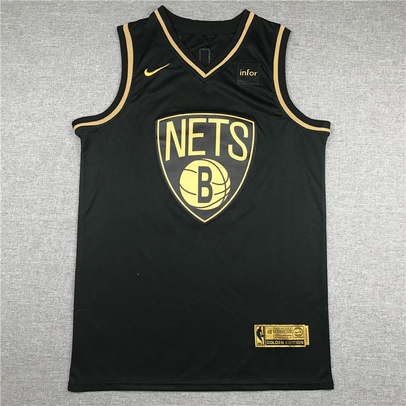 Men's Brooklyn Nets Kevin Durant NBA Black Swingman Player Jersey