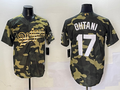 Men's Los Angeles Dodgers Shohei Ohtani Camouflage Replica Player Jersey
