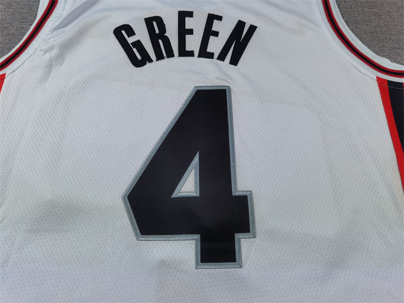 Men's Houston Rockets Jalen Green White 2024/25 Swingman Player Jersey - City Edition