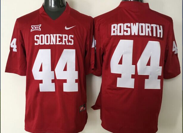 Men's Oklahoma Sooners Brian Bosworth Crimson Player Jersey