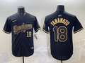 Men's Los Angeles Dodgers Yoshinobu Yamamoto Black Alternate Player Jersey