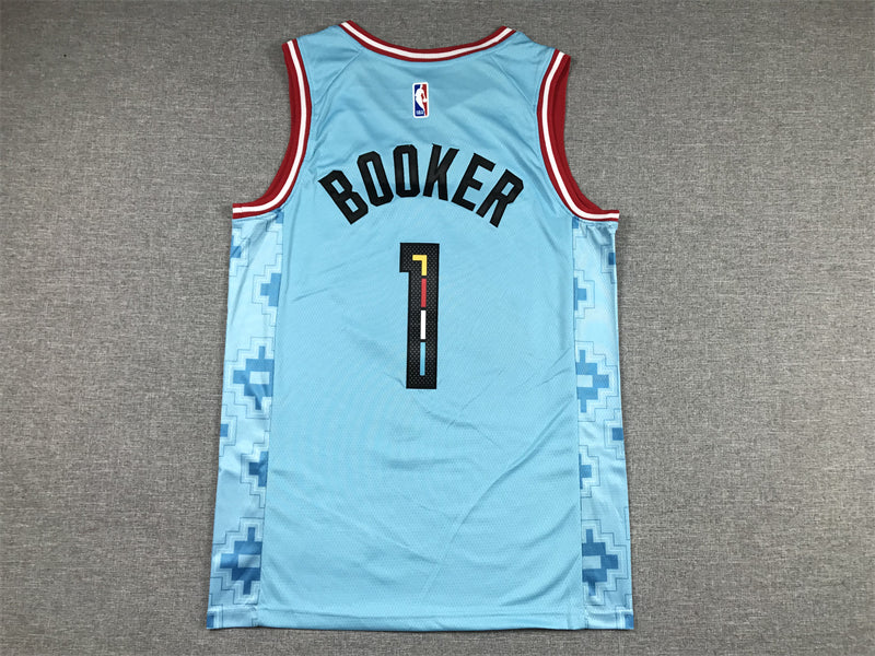 Men's Phoenix Suns Devin Booker Turquoise 2022/23 Swingman Jersey - City Edition