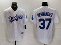 Men's Los Angeles Dodgers Teoscar Hernandez White Home Replica Player Jersey