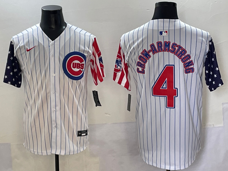 Men's Chicago Cubs Pete Crow-Armstrong White Limited Player Jersey