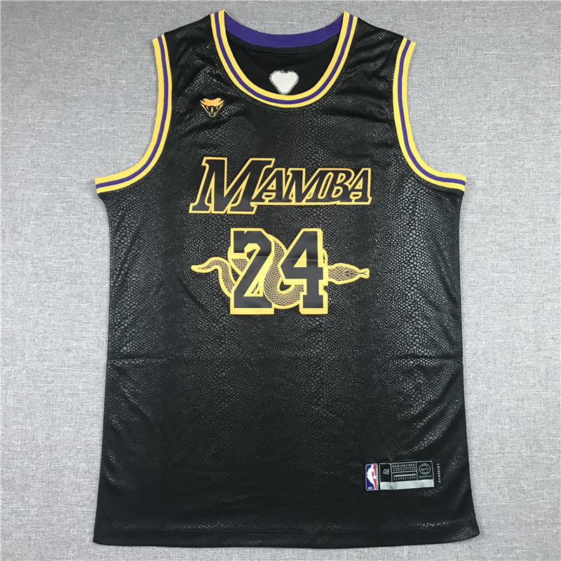 Men's Los Angeles Lakers Kobe Bryant Black Player Jersey