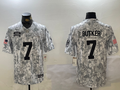 Men's Kansas City Chiefs Harrison Butker Arctic Camo 2024 Salute to Service Limited Jersey