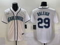 Men's Seattle Mariners Cal Raleigh White Home Replica Player Jersey