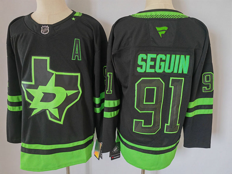 Men's Dallas Stars Tyler Seguin Fanatics Black Alternate Premium Jersey