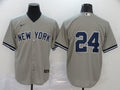 Men's New York Yankees Gary Sanchez Gray Replica Player Name Jersey