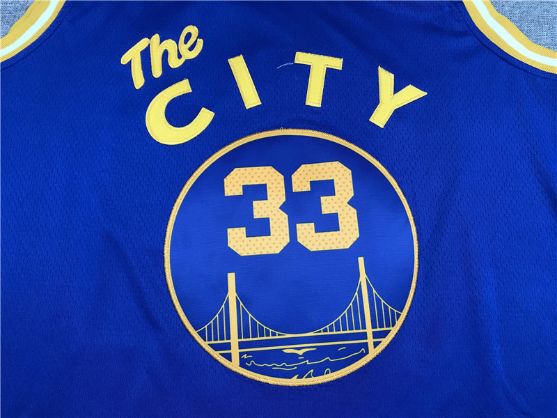 Men's Golden State Warriors James Wiseman Blue Swingman Player Jersey