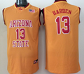 Men's Arizona State Sun Devils James Harden Yellow Player Game Jersey
