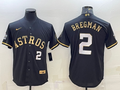 Men's Houston Astros Alex Bregman Black Alternate Replica Player Jersey