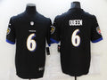 Men's Baltimore Ravens Patrick Queen Black Game Jersey