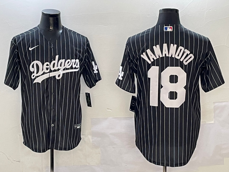 Men's Los Angeles Dodgers Yoshinobu Yamamoto Black Alternate Limited Player Jersey