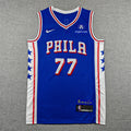 Men's Philadelphia 76ers V. J. Edgecombe Royal Swingman Jersey - Icon Edition