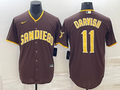 Men's San Diego Padres Yu Darvish Brown Replica Player Jersey