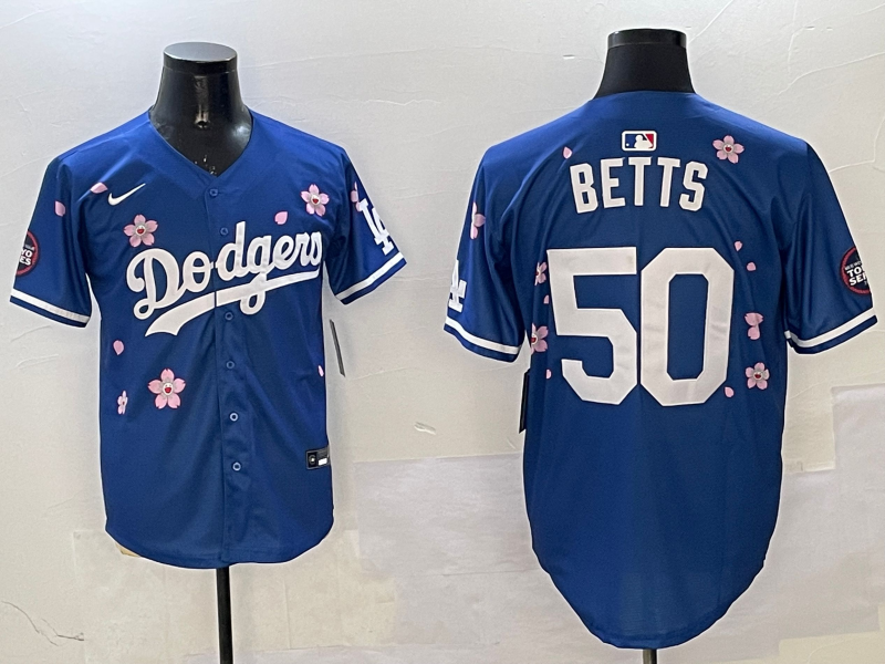 Men's Los Angeles Dodgers Mookie Betts Royal Alternate Replica Player Jersey