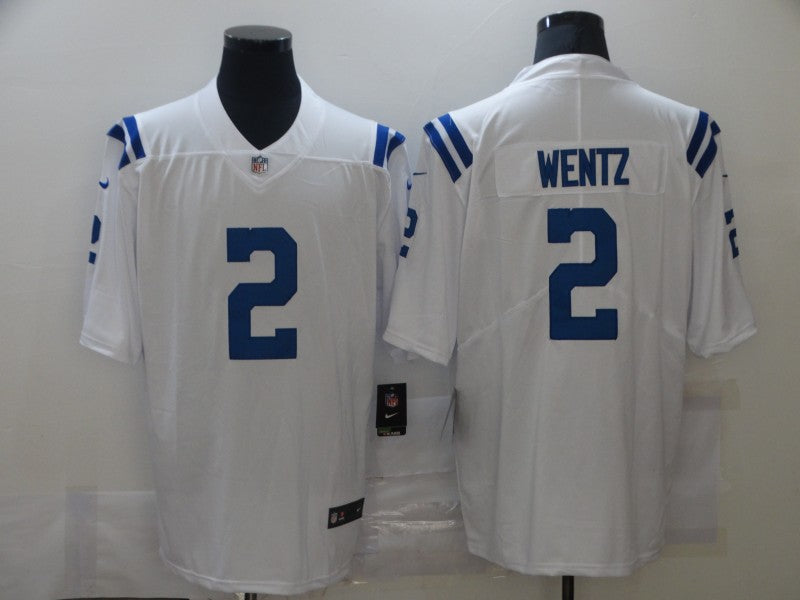 Men's Indianapolis Colts Carson Wentz White Game Jersey