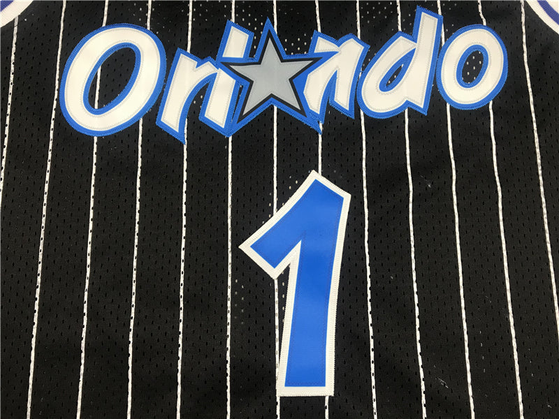 Men's Orlando Magic Penny Hardaway Black Hardwood Classics Swingman Jersey