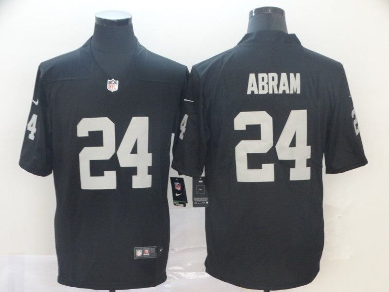 Men's Las Vegas Raiders Jonathan Abram Black Game Player Jersey